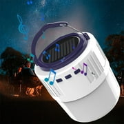 Clearance \u0026 Promo JGF844 Solar Bluetooth Audio Camping Lights 24 LED Bulbs Mobile Outdoor Lighting Lights USB Charging Remote Control Audio